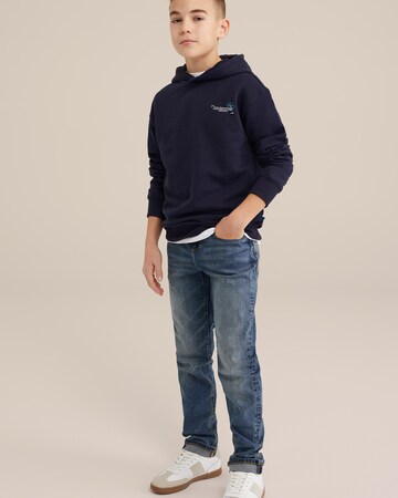 WE Fashion Свитшот в Синий