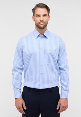ETERNA Comfort fit Zakelijk overhemd in Blauw: voorkant