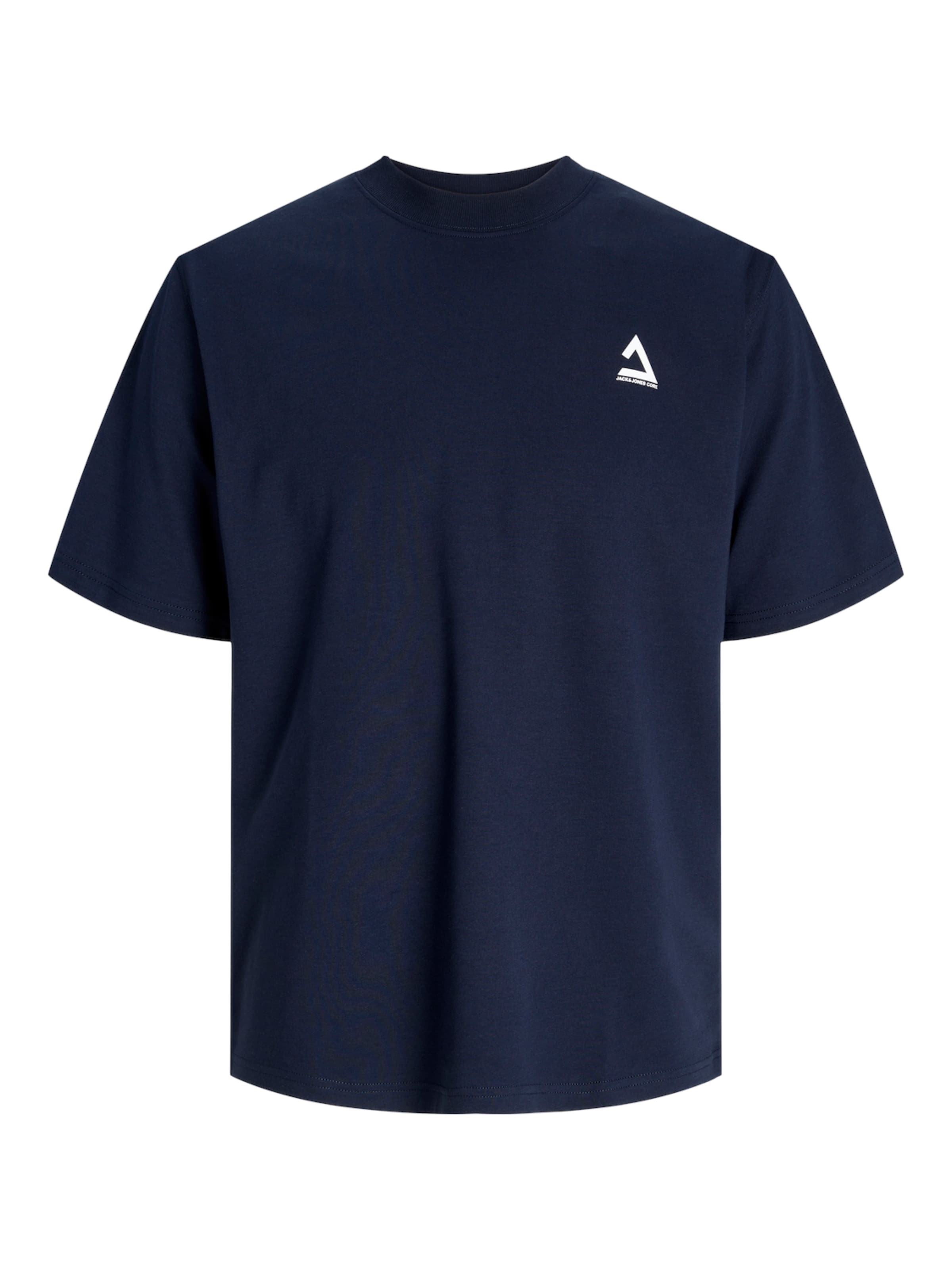 JACK & JONES Shirt 'JJTriangle Summer' in XS in Marine blue / Azure / Light red / White, Item view