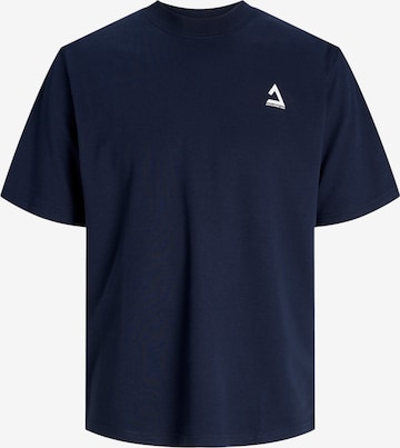 JACK & JONES Shirt 'Triangle Summer' in Blauw: voorkant