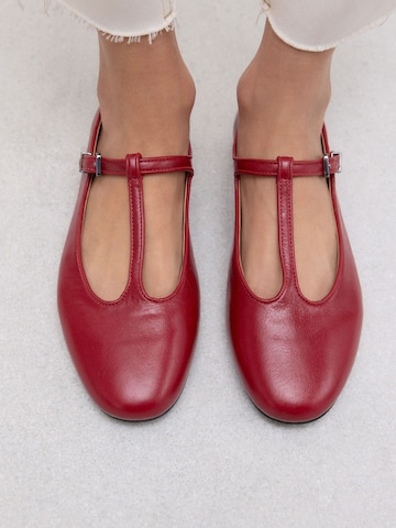 Ballerines à lanières 'Forever Comfort' Next en rouge