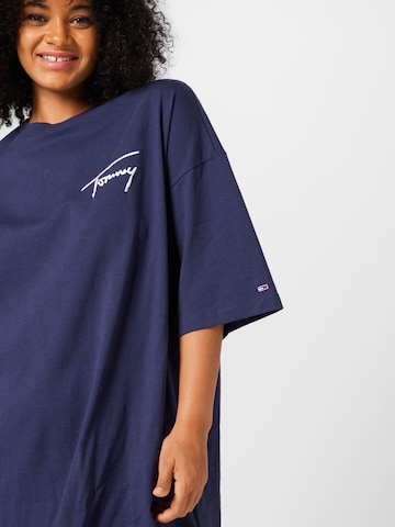 Tommy Jeans Curve Dress 'SIGNATURE' in Blue