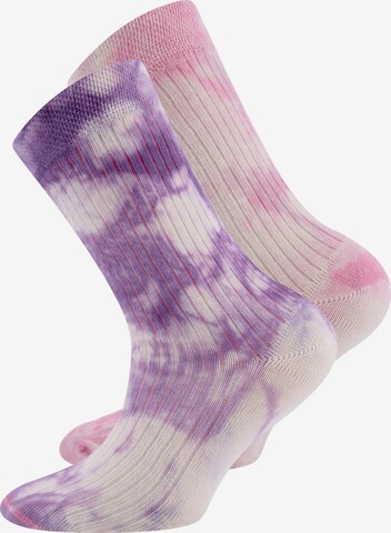 Chaussettes EWERS en violet : devant