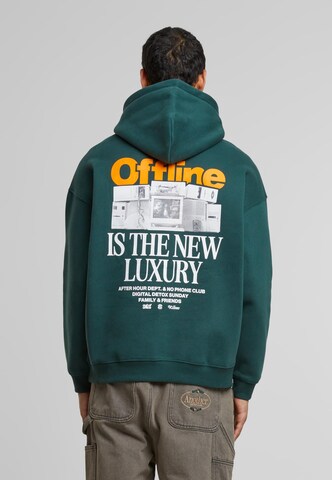 Another Cotton Lab Tréning póló 'Offline Luxury' - zöld: elől