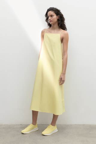 ECOALF - Vestido de verano 'Perla' en amarillo: frente