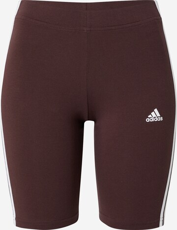 ADIDAS SPORTSWEAR Slim fit Sports trousers 'Essentials' in Red: front