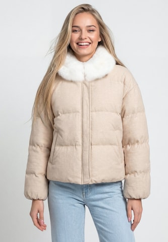 MYMO Winterjas in Roze: voorkant