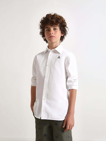 Scalpers Regular fit Overhemd 'NOS SIENA' in Wit: voorkant