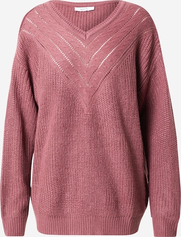 ABOUT YOU Sweater in Red: front