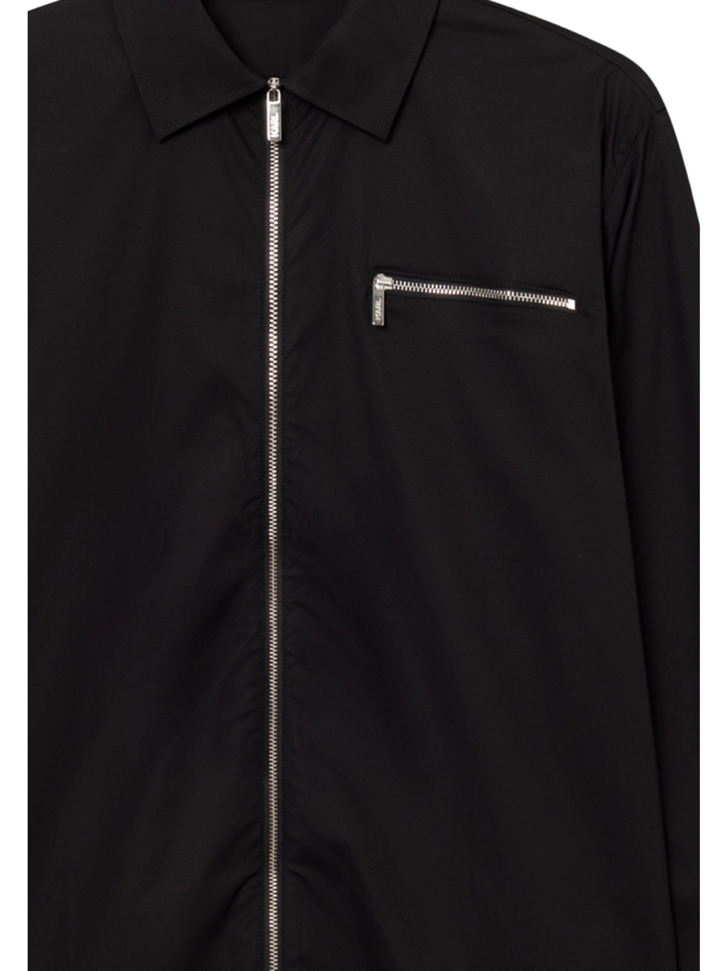 Karl Lagerfeld Regular Fit Hemd in Schwarz