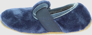 Living Kitzbühel Slippers 'Samt' in Blue: front
