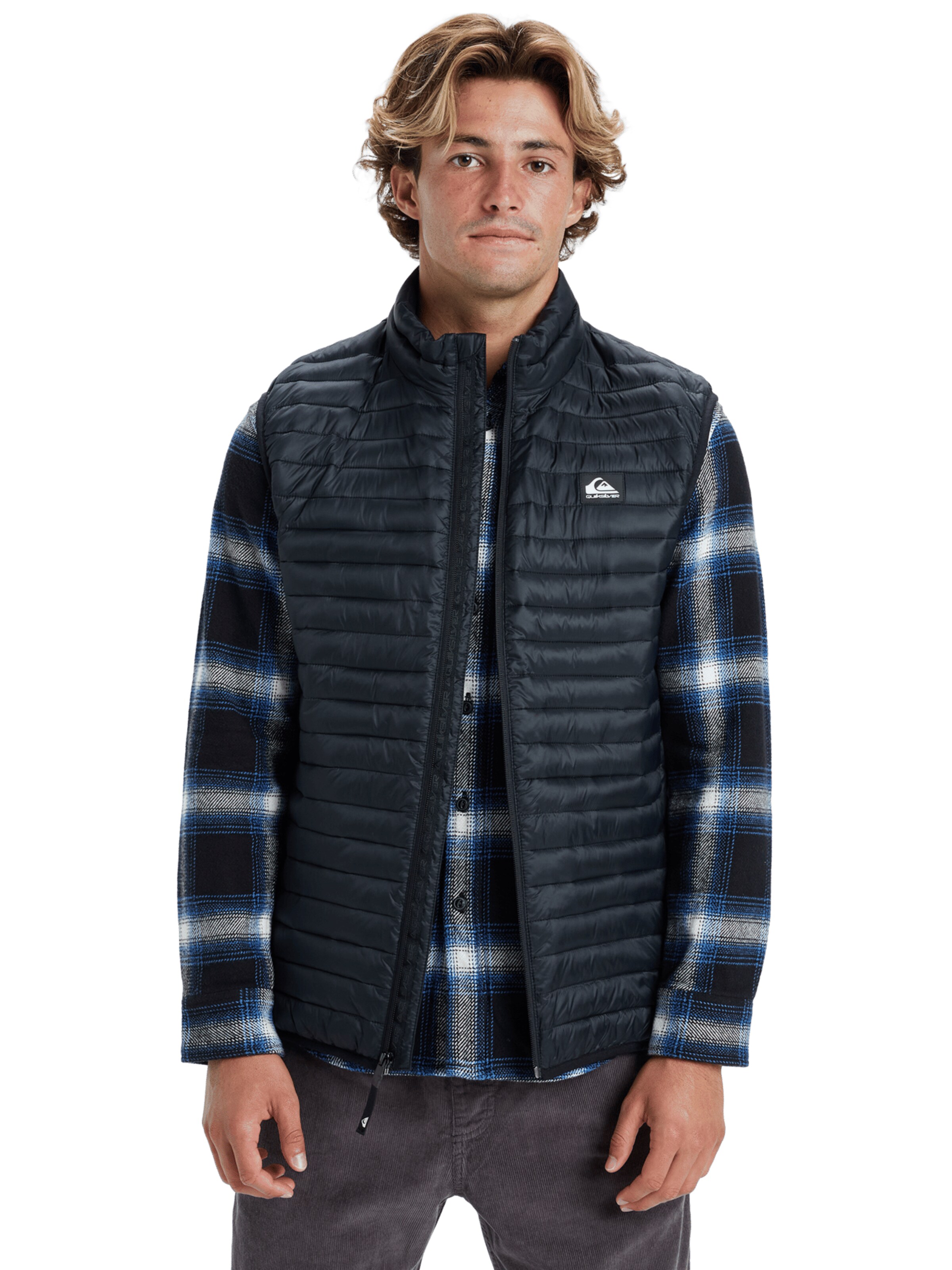 QUIKSILVER Tussenjas 'Scaly 2024' in Blauw: voorkant