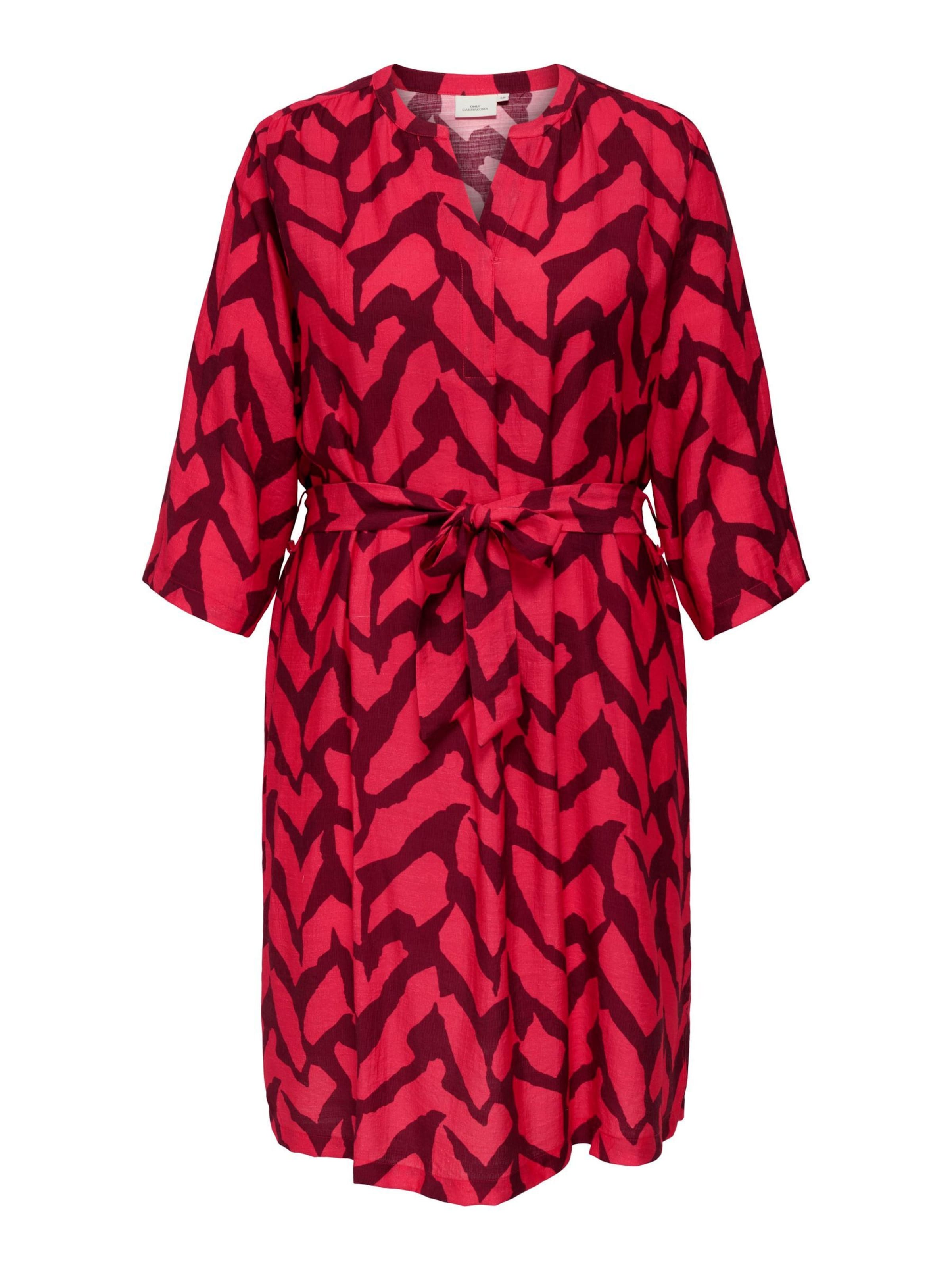 ONLY Carmakoma - Vestido &#x27;CARBeriet&#x27; en rojo: frente