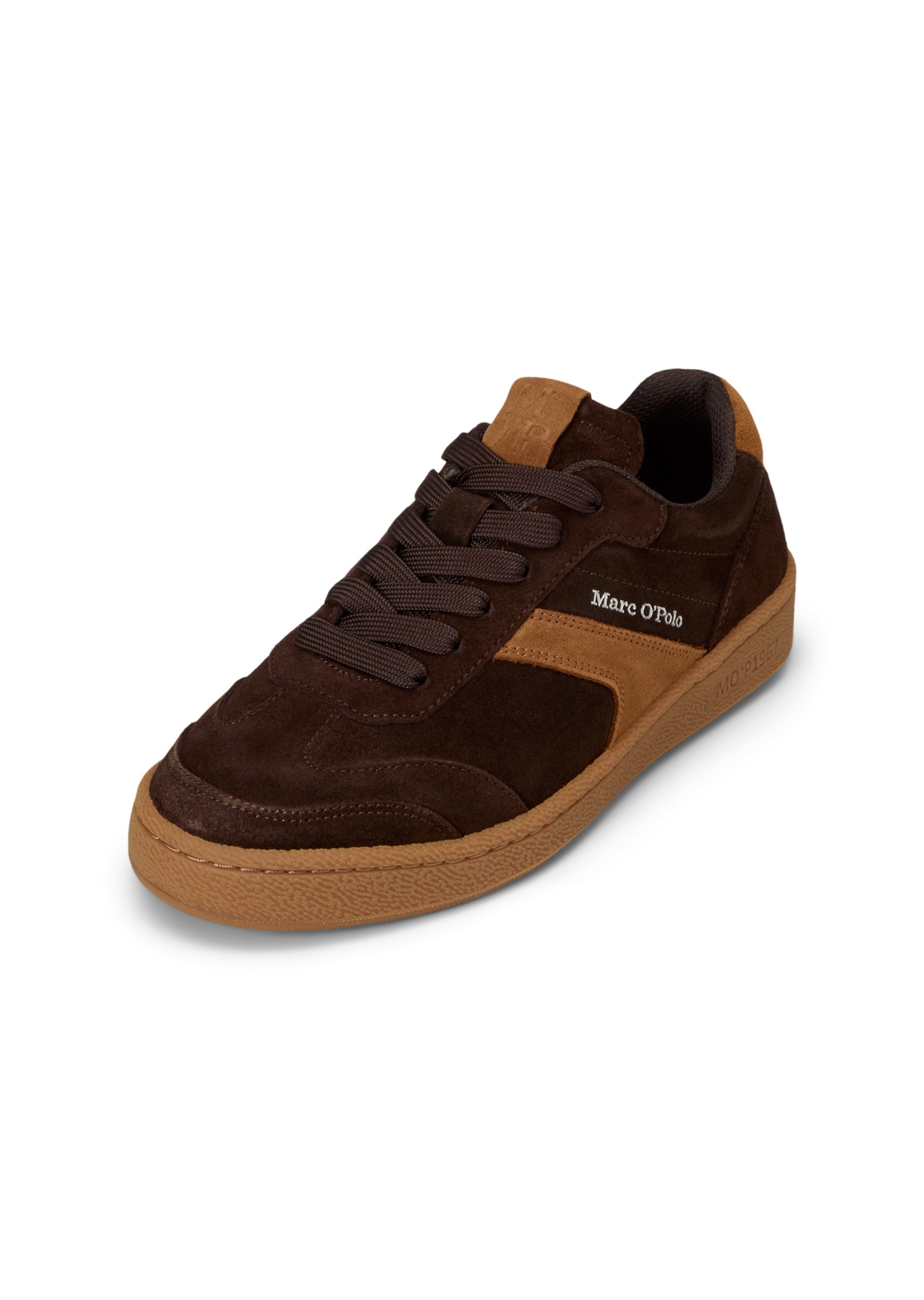Marc O'Polo Sneakers 'Court' in Brown: front
