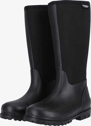 Weather Report Rubber Boots 'Herbe' in Black