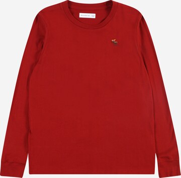 Abercrombie & Fitch Shirt 'ESSENTIAL' in Rood: voorkant