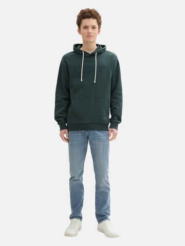 TOM TAILOR DENIM Sweatshirt in Green