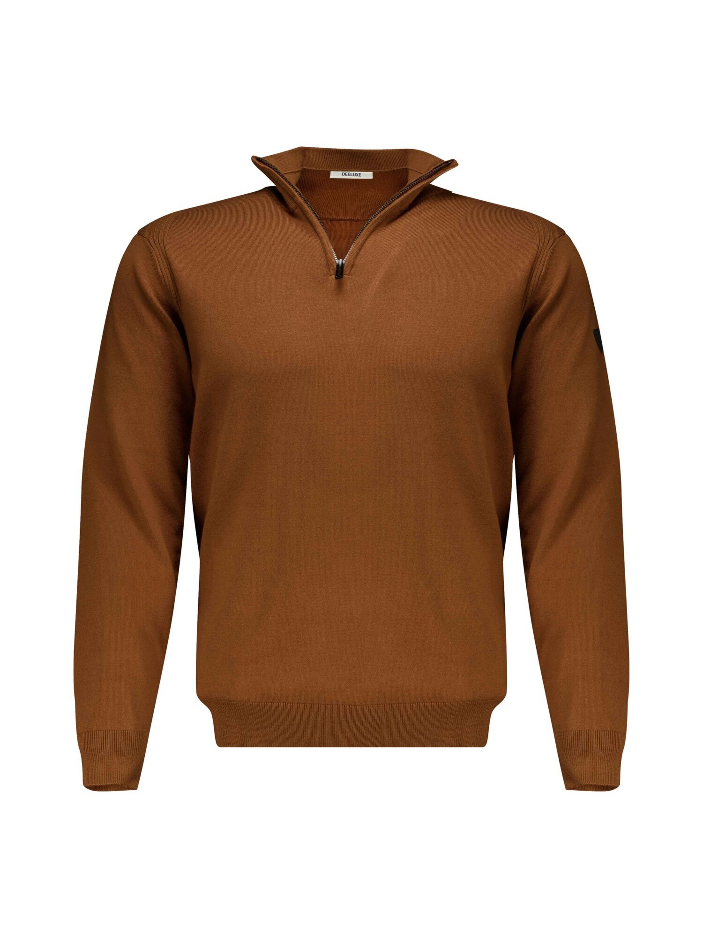 Deeluxe Trui 'Almanach' in Bruin: voorkant