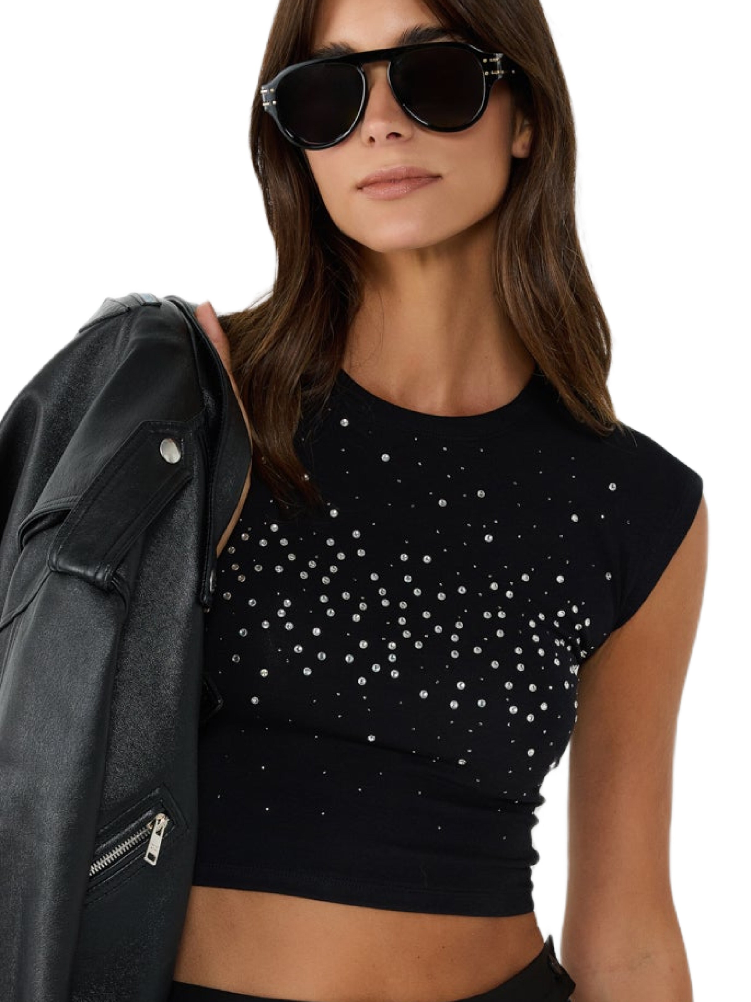 No Matter What Top in Black