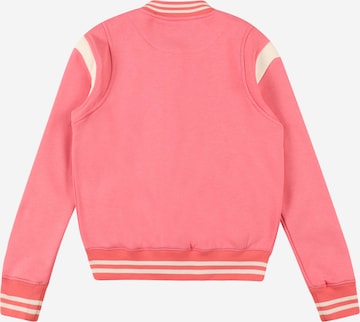 Urban Classics Zip-Up Hoodie in Pink