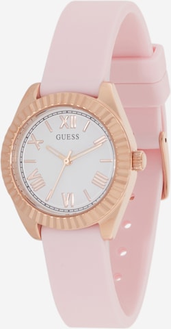 Ceas analogic de la GUESS pe roz: față