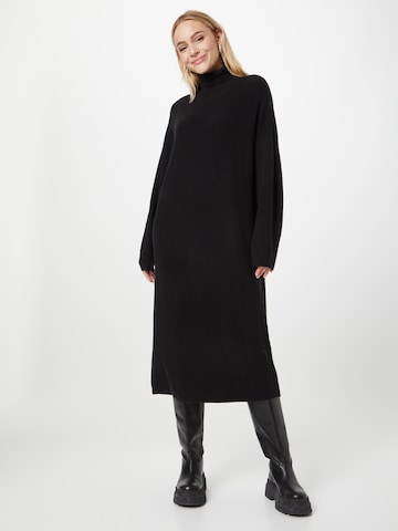 MSCH COPENHAGEN Úpletové šaty 'Magnea' – černá: přední strana
