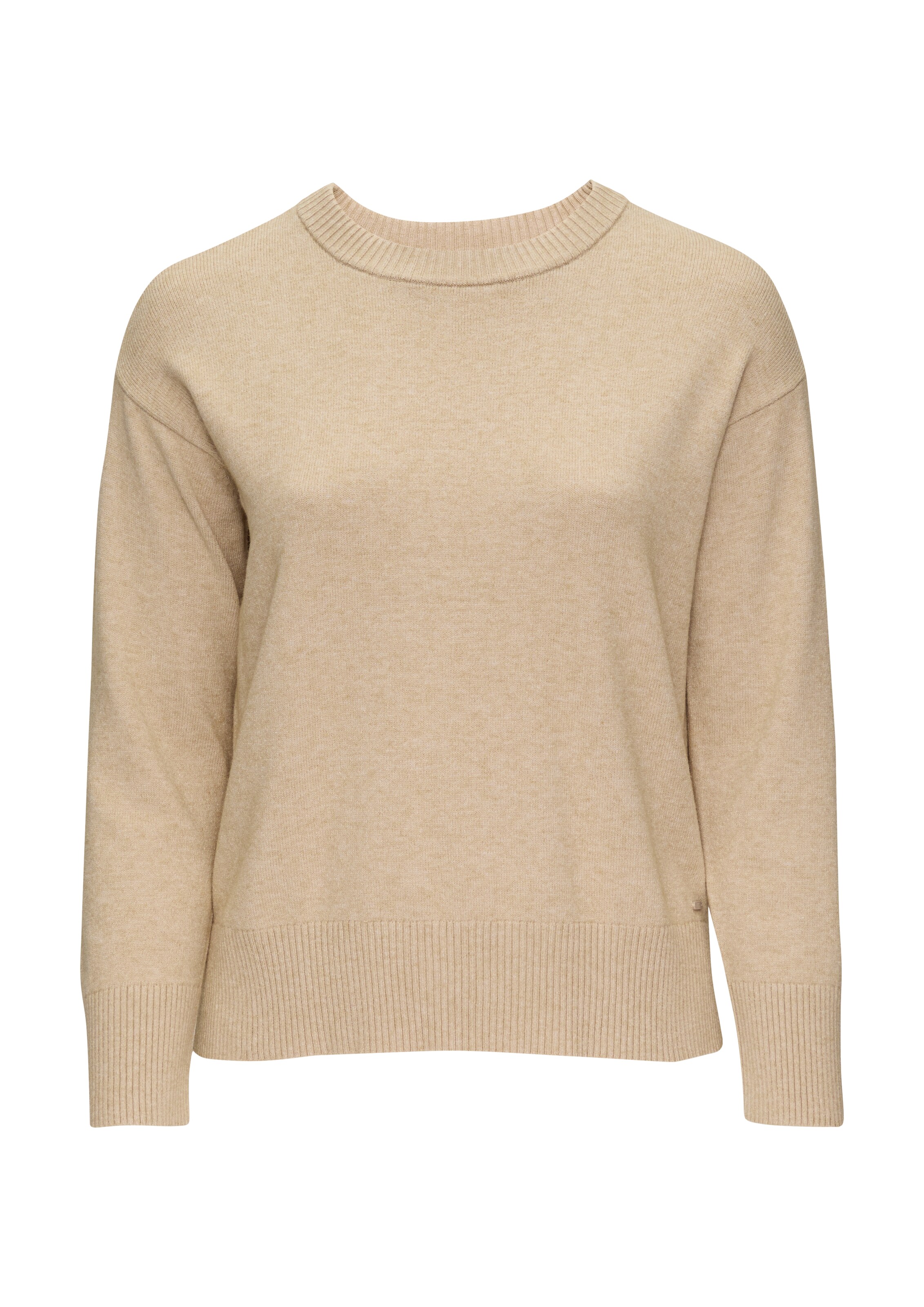QS Pullover in Beige: Vorderseite