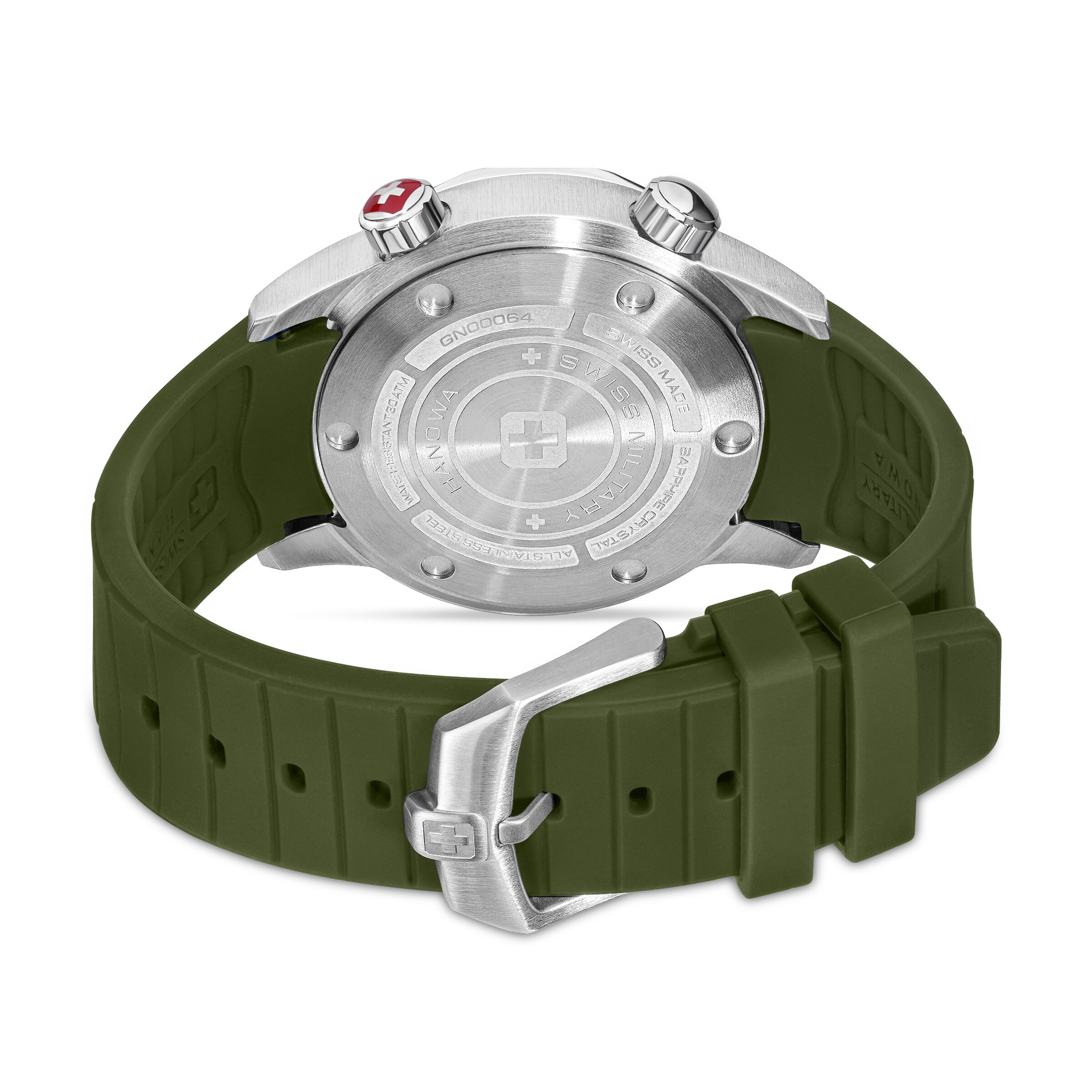 SWISS MILITARY HANOWA Analog watch 'Breakwater' in Green