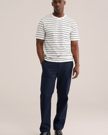 WE Fashion regular Παντελόνι τσίνο σε μπλε