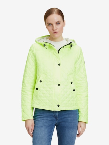 Amber & June Between-Season Jacket in Green: front