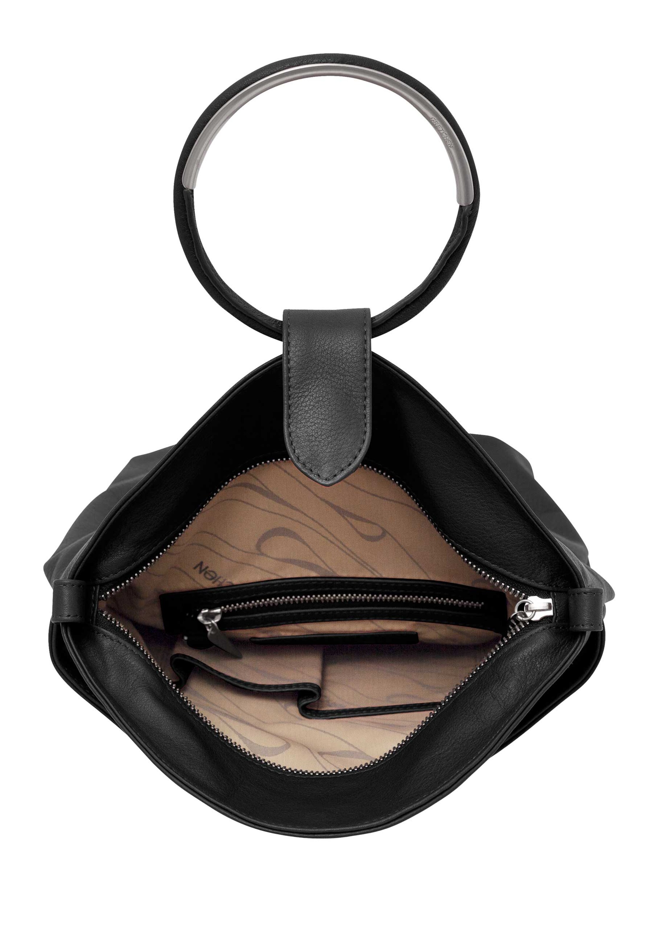 Gretchen Backpack 'Maple Metal' in Black