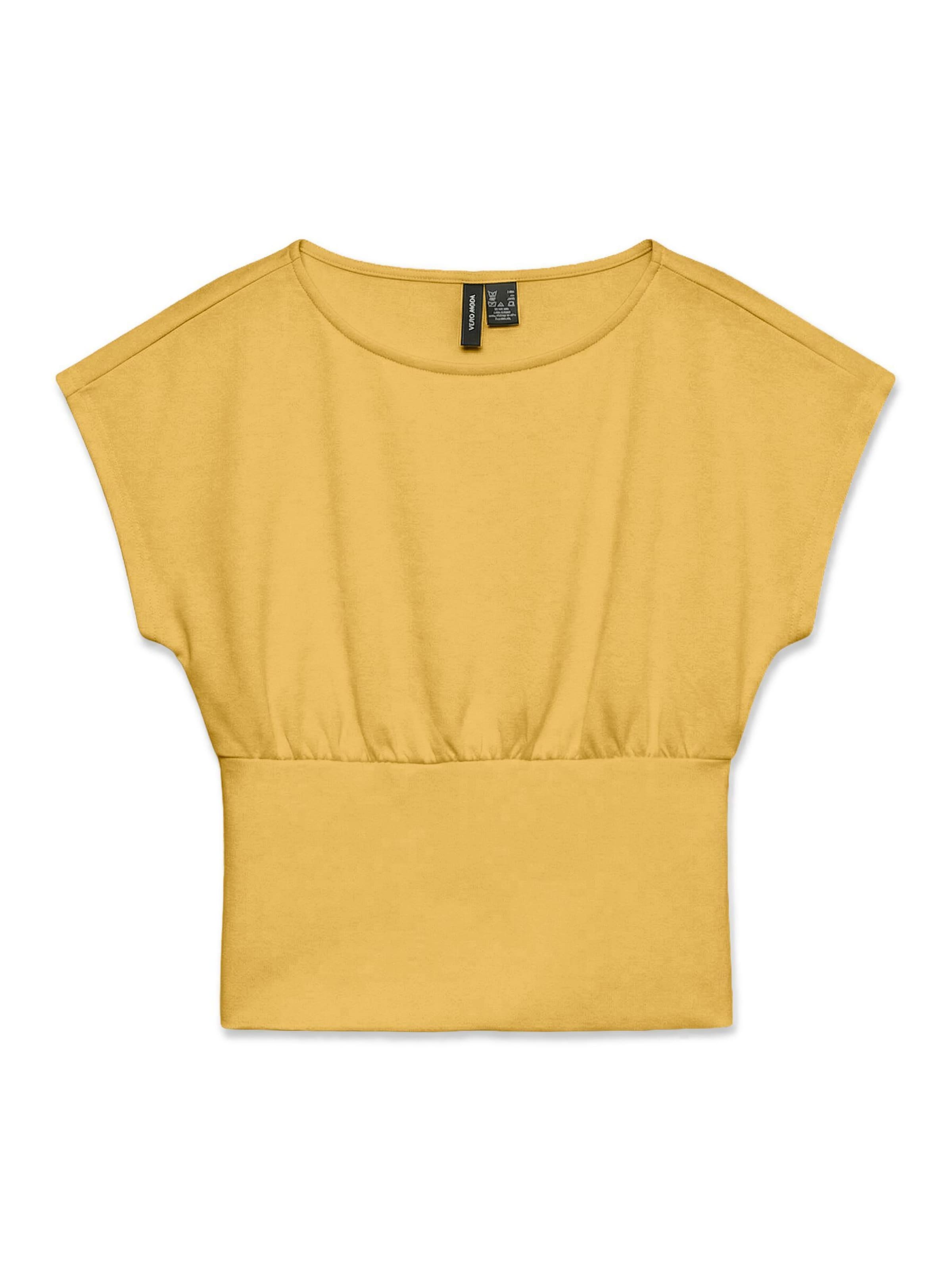 VERO MODA Blouse 'VMSmilla' in Geel: voorkant
