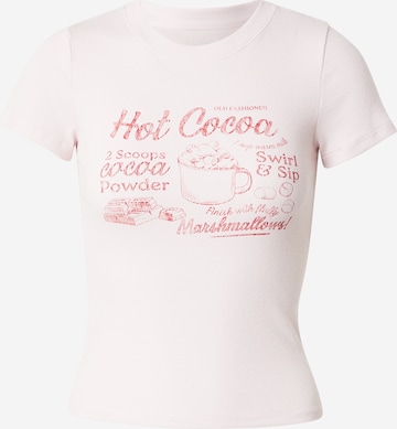 HOLLISTER - Camiseta en rosa: frente