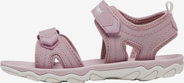 Chaussures ouvertes Hummel en rose : devant