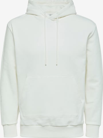 SELECTED HOMME Sweatshirt 'Jackman' i vit: framsida