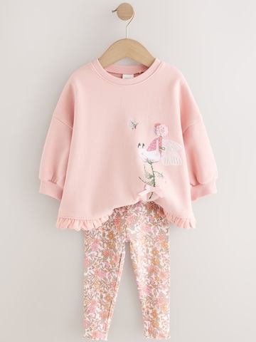 Next - Conjunto 'Frill Hem' en rosa