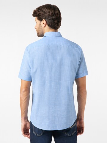 PIERRE CARDIN Regular Fit Hemd in Blau