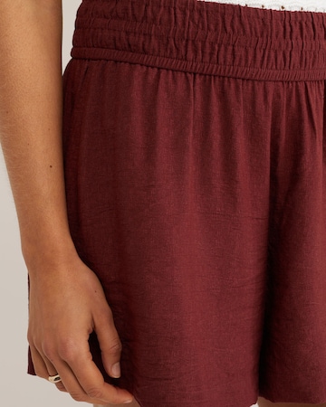 WE Fashion Loosefit Broek in Rood