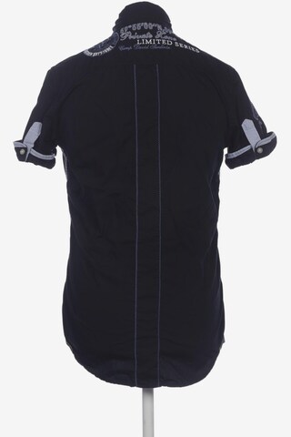 CAMP DAVID Button Up Shirt in S in Black