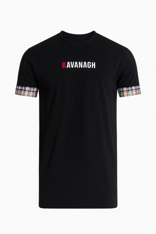 T-Shirt fonctionnel Gianni Kavanagh en noir : devant