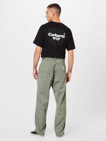 Regular Pantaloni de la Carhartt WIP pe verde