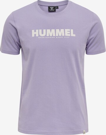 T-Shirt fonctionnel Hummel en violet : devant