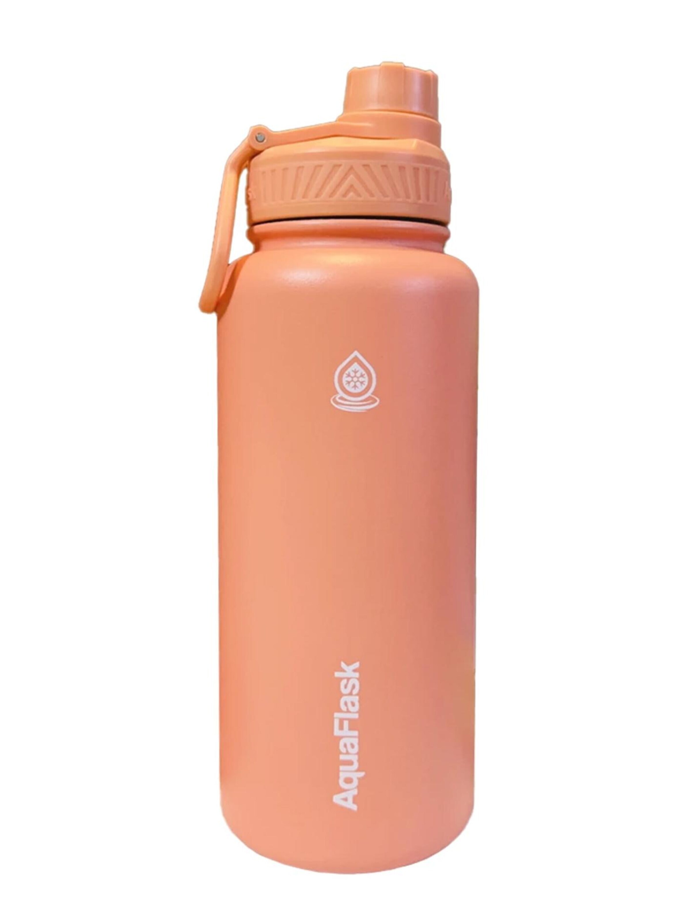 AquaFlask Láhev na vodu 'AquaFlask Termoláhev REGULAR 946 ml LEMON SLUSH' – oranžová: přední strana