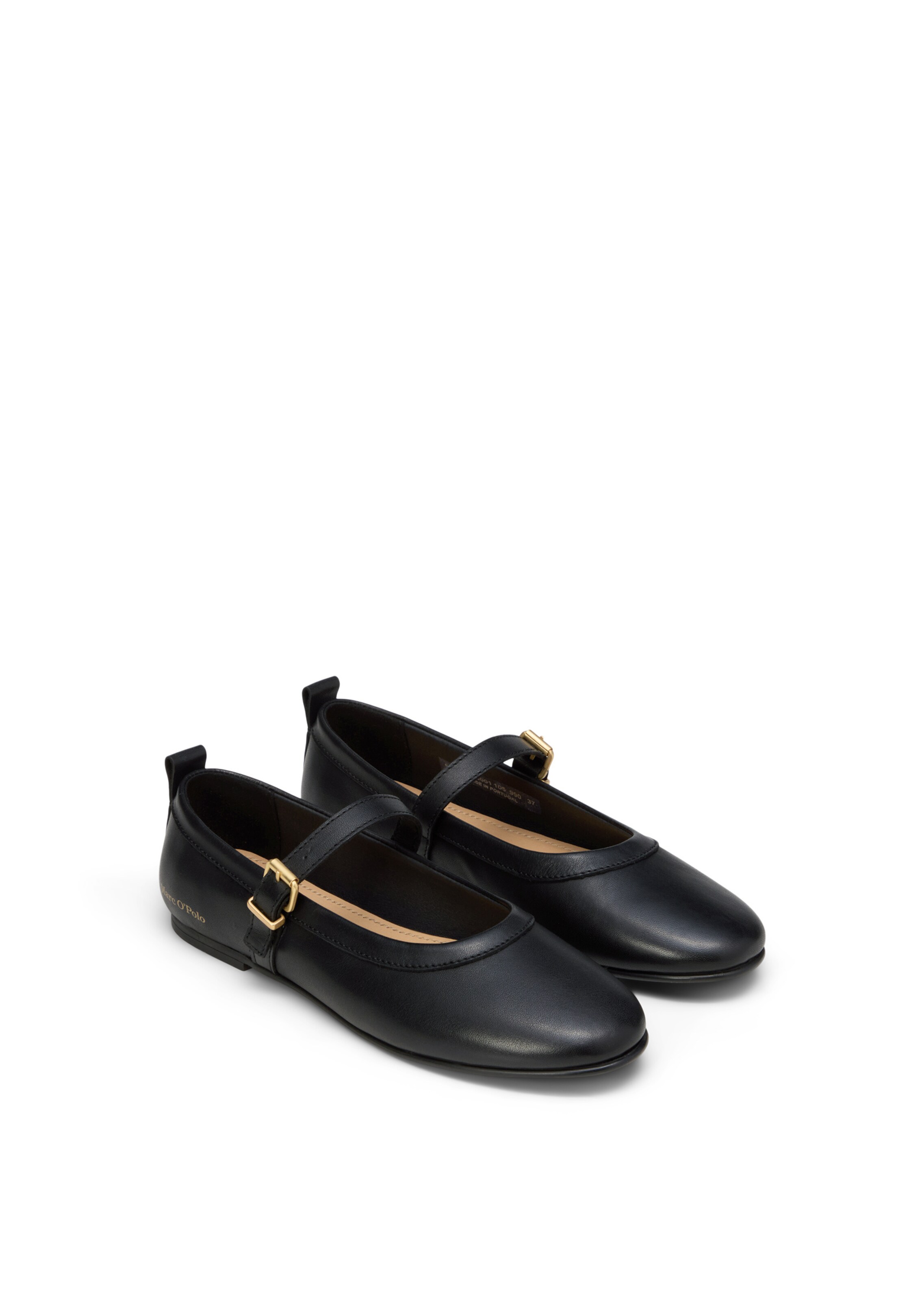 Marc O'Polo Strap ballerina 'Gina' in Black