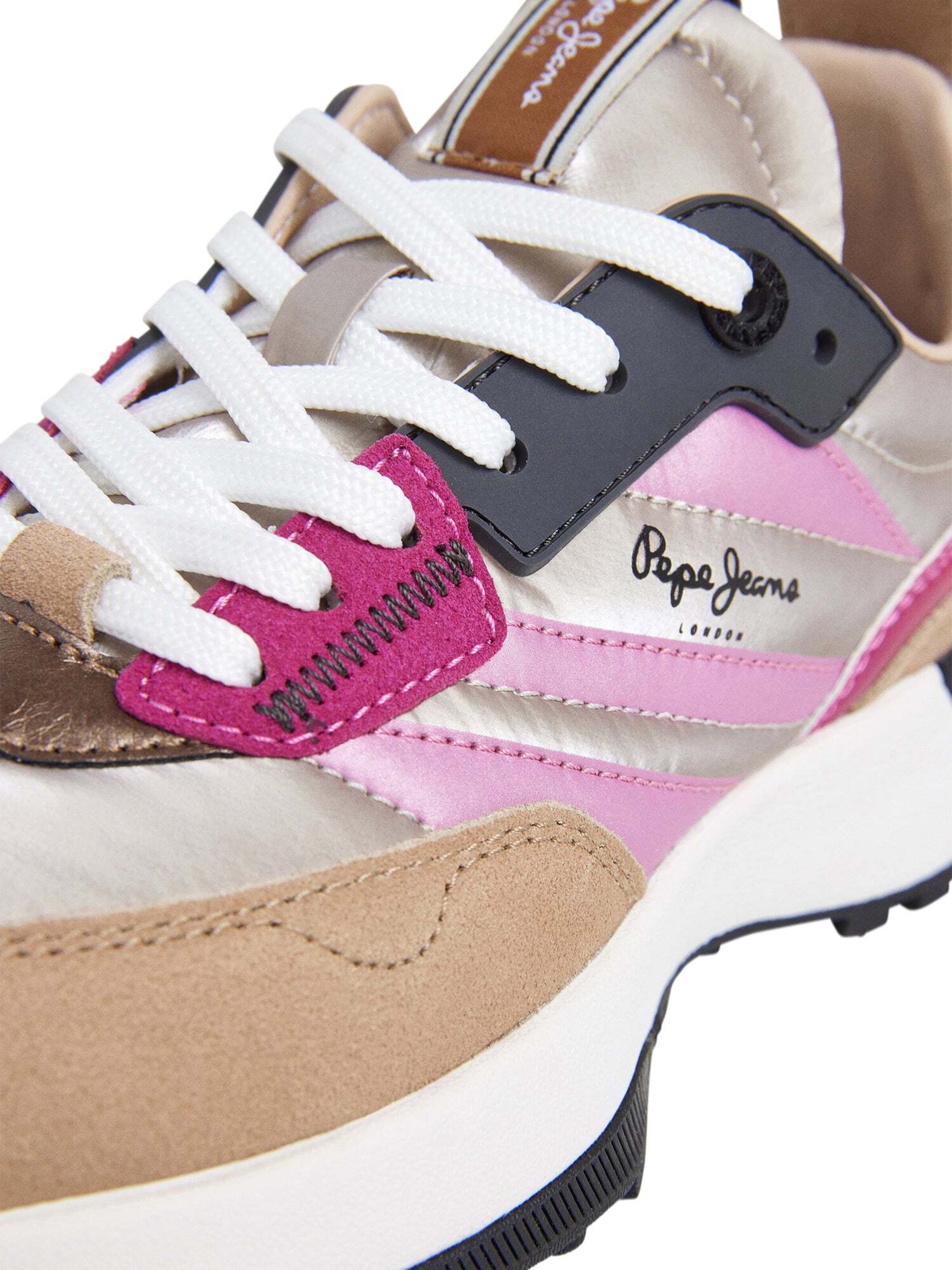 Baskets basses 'Lucky Shiny' Pepe Jeans en marron