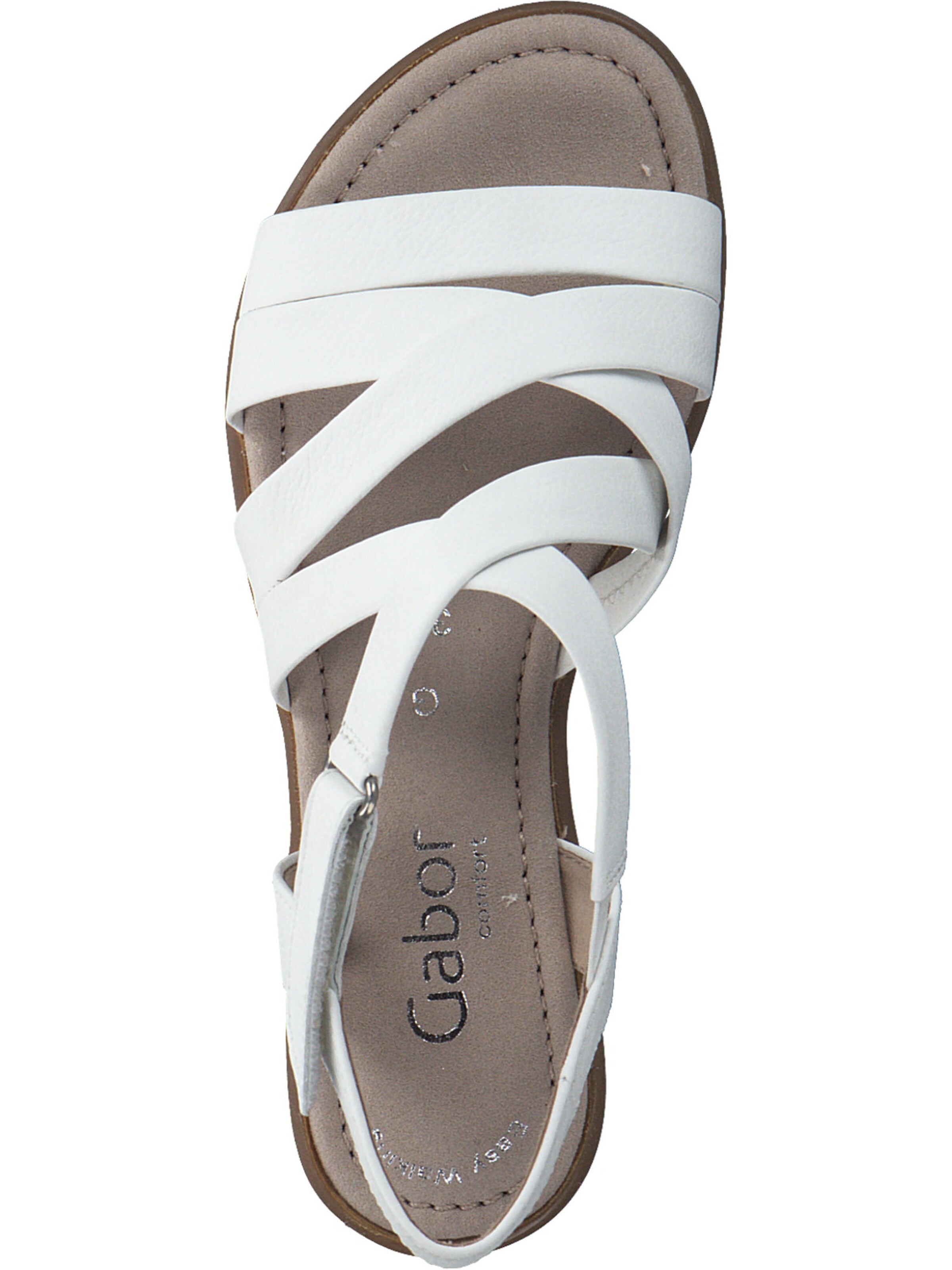 GABOR Sandale in Weiß
