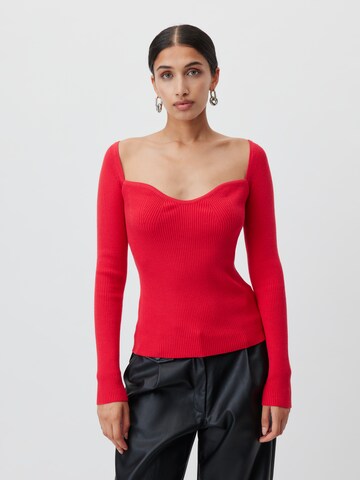 Pull-over 'Lucia' LeGer by Lena Gercke en rouge : devant