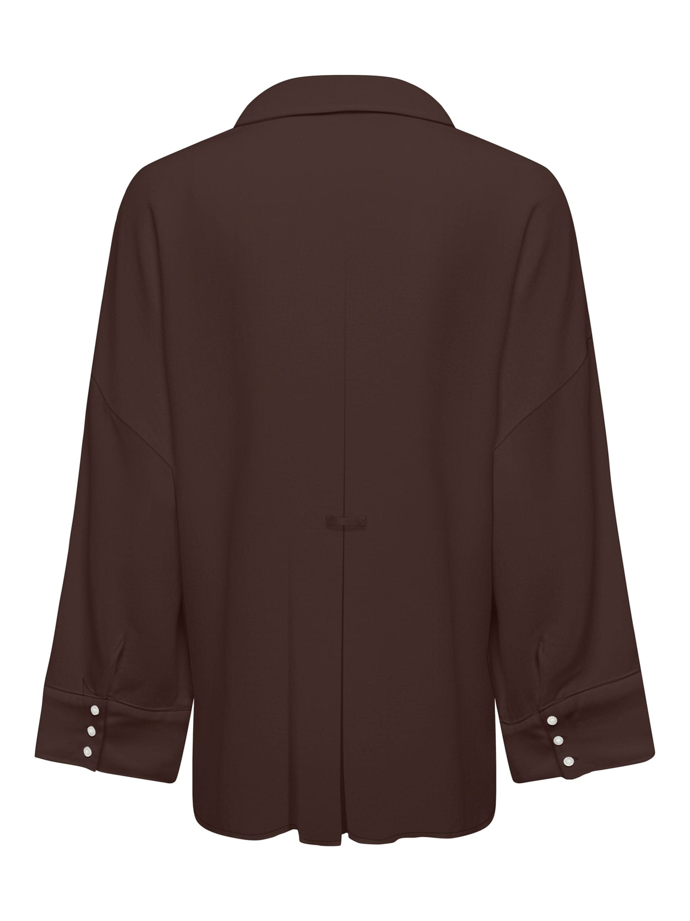Jaqueline de Yong Blouse 'Laurel' in Brown