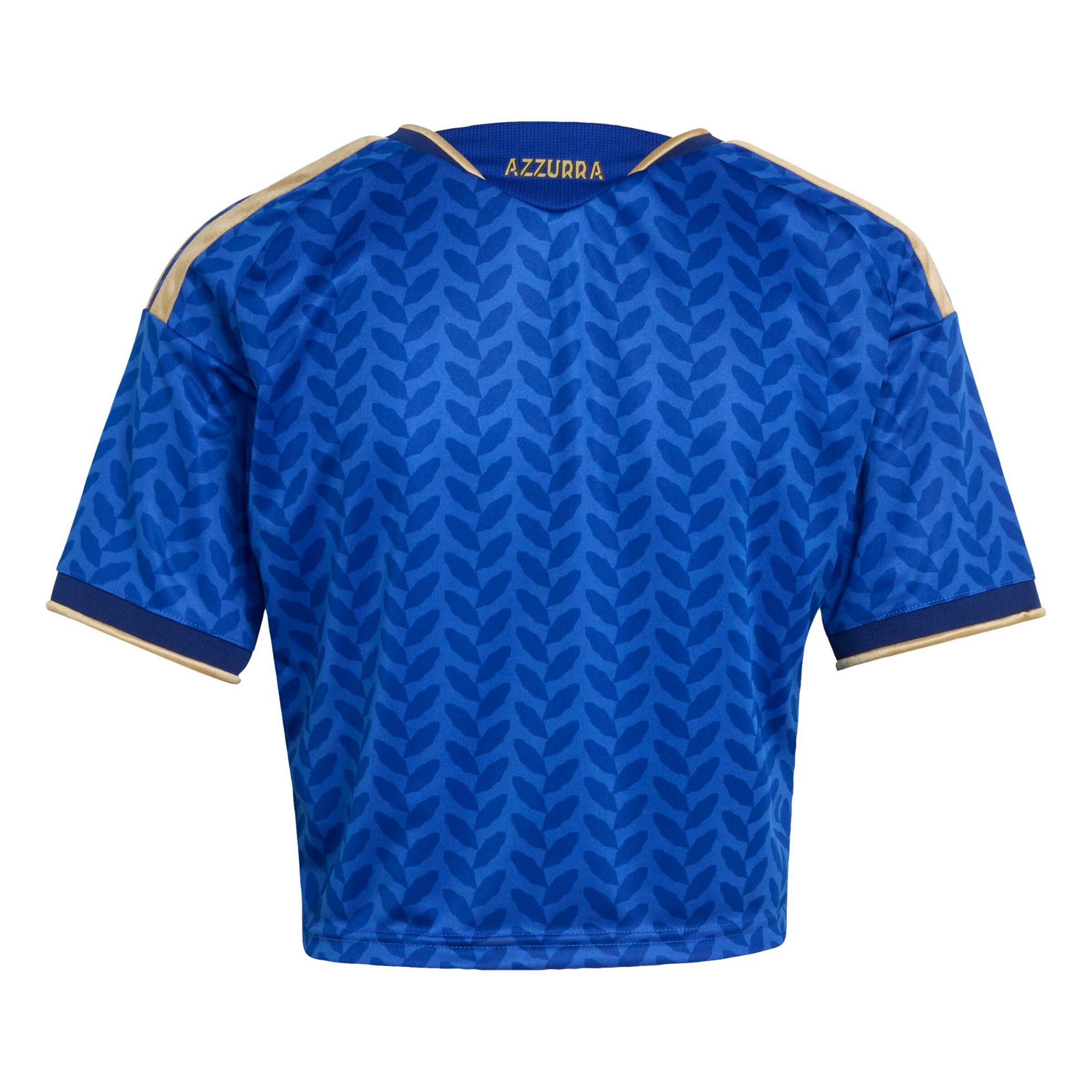 ADIDAS PERFORMANCE - Camiseta de fútbol 'Italy 26 Cropped' en azul