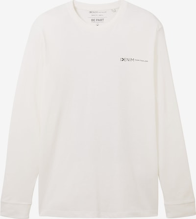 TOM TAILOR DENIM Shirt in de kleur Zwart / Wit, Productweergave